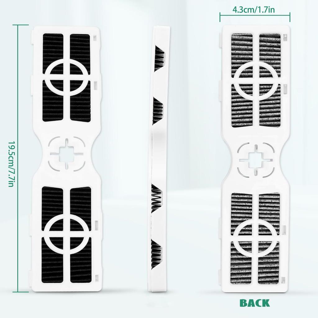 Refrigerator Filter Replacement Filter Air Filter Fridge Filter Refrigerator Part Plastic Texture for GRFS2853AD2 Model