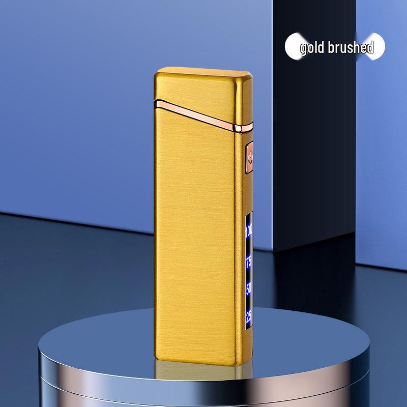 Smart Windproof Type-C Rechargeable Lighter with Dual Arc & Display