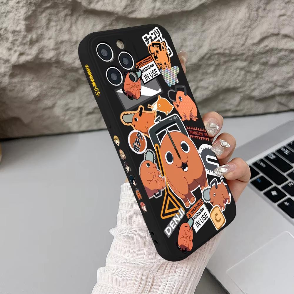 Kettensägenmann Pochita Denji Handyhülle Für iPhone 17 Air 16 e 15 14 13 12 11 Pro Max Plus Mini SE 2020 2022 Weiche TPU-Hülle