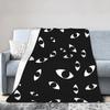 Eye Pattern Flannel Blanket Winter Soft Throw Blanket for Boy Girl Living Room Graphic Bedspread Sofa Bed Cover