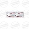 Metal 3D For RC CC Letter Logo u333 206 205 301 308 306 307 508 2008 4008 5008 RCZ Car Rear Trunk Body Sticker Accessories 333u