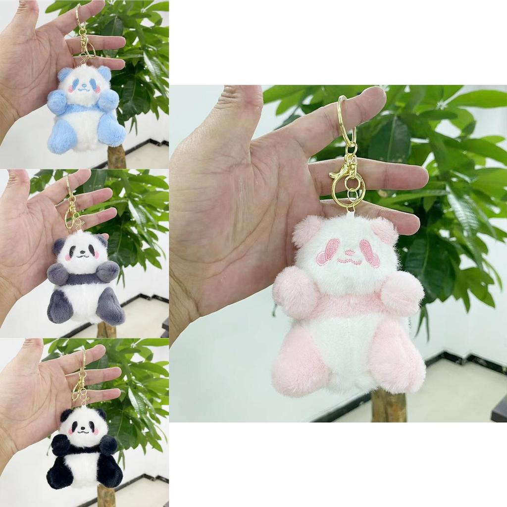 Adorable Soft Panda Plush Pendant Toy Ideal For Backpacks And Keychains Gifts