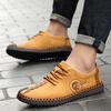 Casual Leather Shoes for Men Comfortable Large Size 47 Roman Outdoor Sneakers Male British Style Shoes Sneakers Men