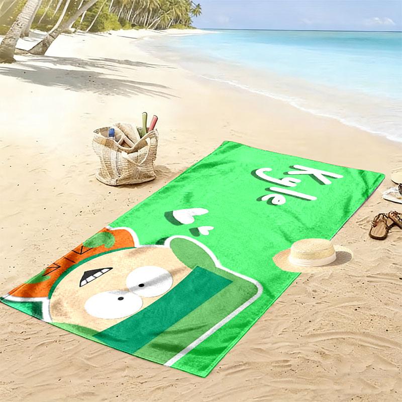 Kyle Broflovski Print Beach Towel, Large Soft Quick Dry Towel for Beach Camping Swimming