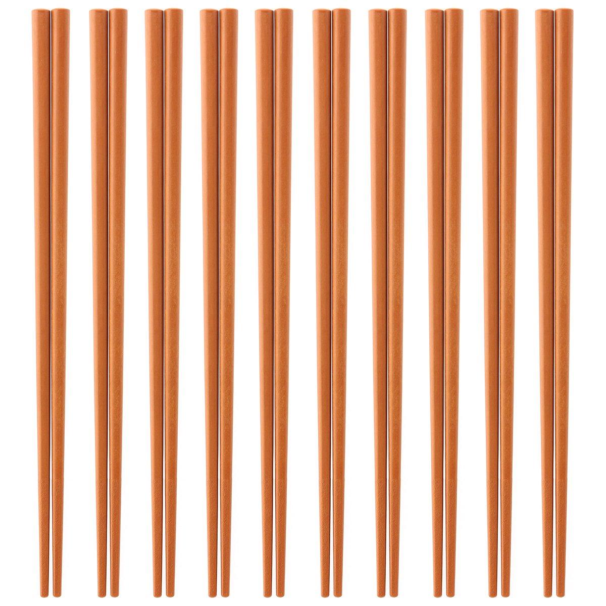 

Сделано в Эко Набор из 10 SPS Посудомоечная машина и Хранение x 3 мм Квадратные кончики Япония, Палочки для еды коммерческого класса, (Светло-коричневый), Смола, Безопасная при высоких температурах,