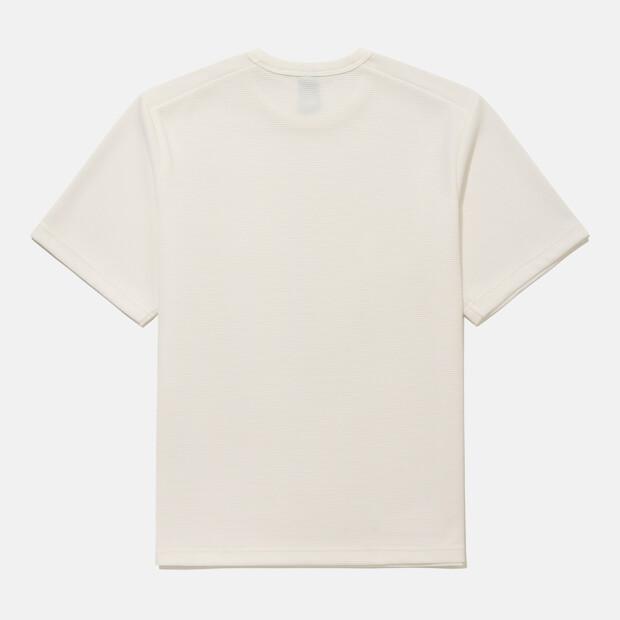 DESCENTE Dry Waffle Short Sleeve T-Shirt Ivory Sr111Uts32