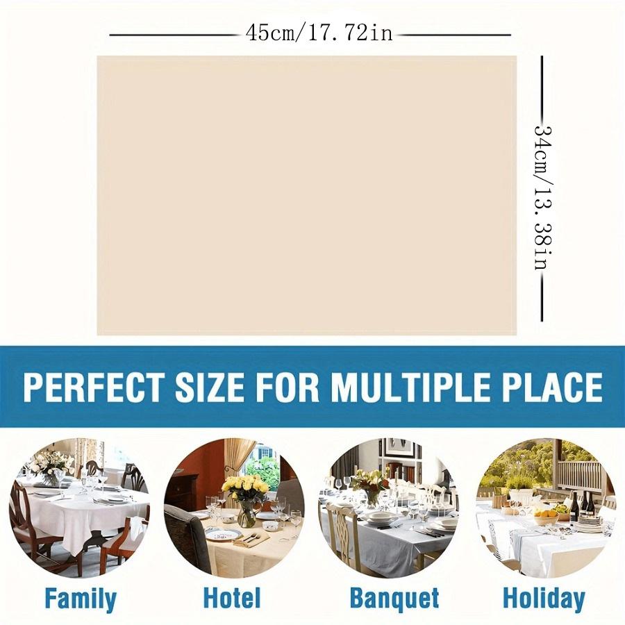 Retro Italian Chef Mattress Red Bottom Black and White Grid Waterproof Table Mat Restaurant Theme Insulated Mattress