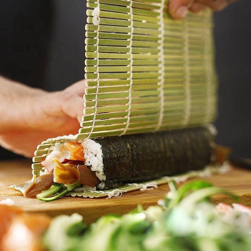 DIY Bambus Sushi Maker Rollmatte Sushi Werkzeuge Reis Rollen Küche Gadget Hand Maker Lebensmittel Reis Rolle Form Kochen Zubehör