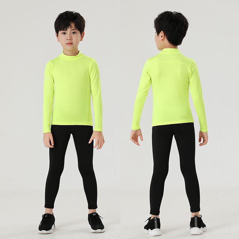2024 Kids' Quick-Dry Sportswear Set: Elastic Fit Underwear for Boys & Girls, Perfect for Basketball, Football, and Athletics