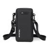 Men's Multi-Layer Nylon Sport Bag – Convertible Crossbody with Phone Pocket for Outdoor Travel & Daily Use