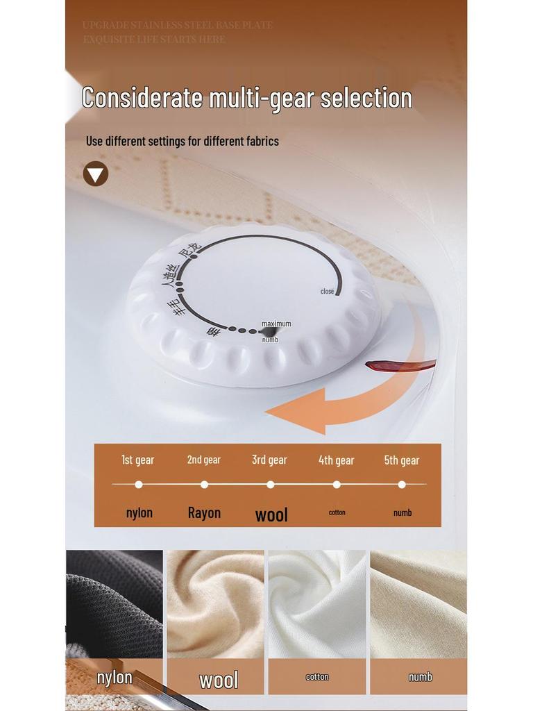 Old-Fashioned Manual Electric Dry Iron for Household and Rhinestone Heat Transfers