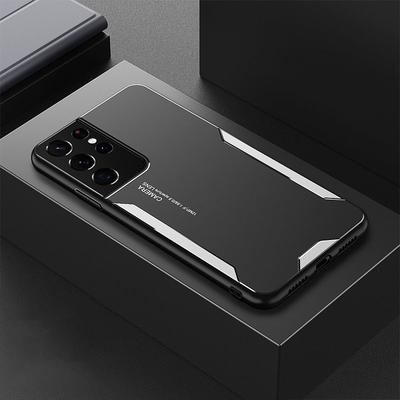Husa de telefon mata din aluminiu de lux pentru Samsung Galaxy S24 S23 S22 Ultra S21 Plus S20 FE S10 A55 A54 A53 Husa rezistenta la socuri