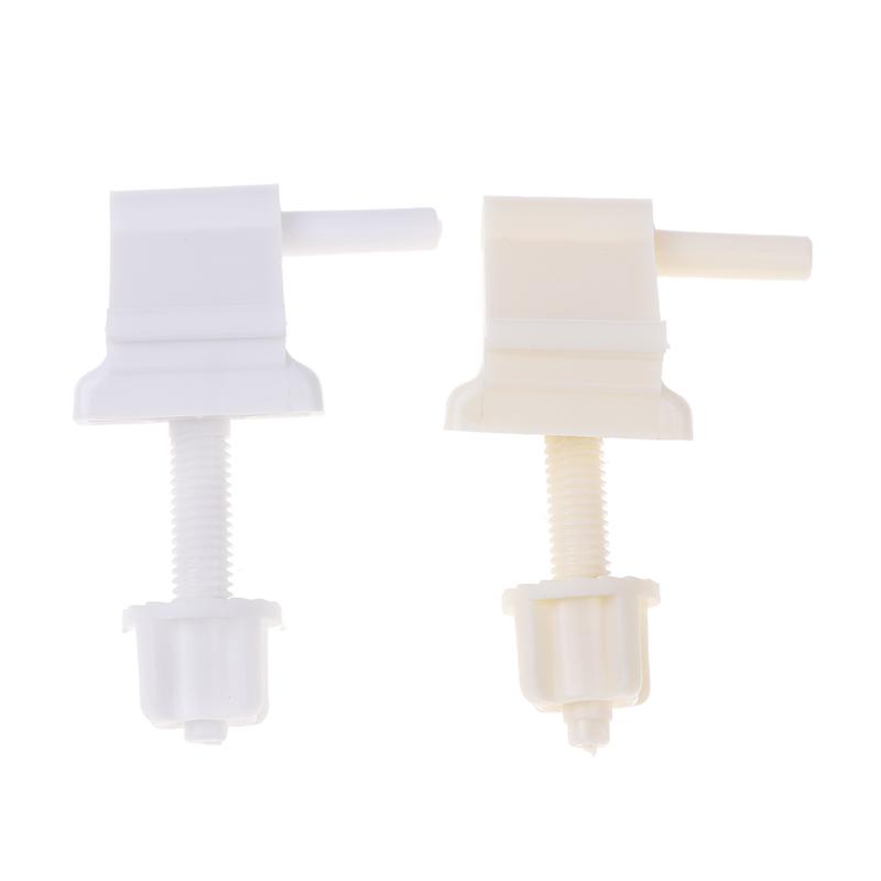 Tuvalet Kapağı Menteşe Değiştirme Kiti Plastik Tuvalet Kapağı Aksesuarları Sabitleme Vidaları Somun Tuvalet Kapağı Menteşeleri Çoğu Tuvalet Kapağı İçin