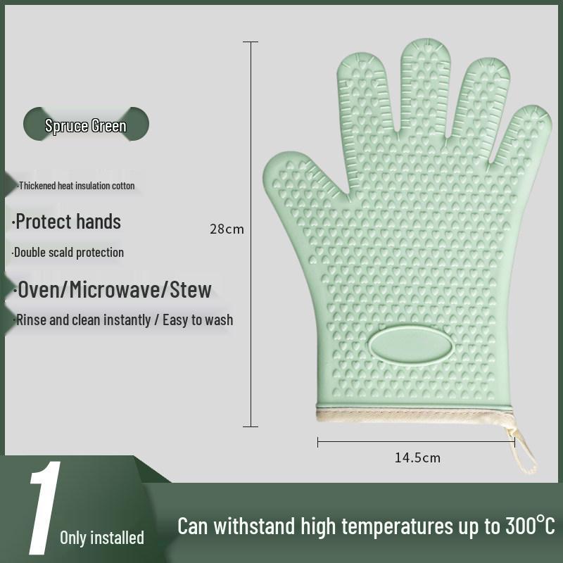 Heat-Resistant Non-Slip Silicone Oven Gloves