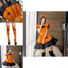 Elegant Pumpkin Theme Lolita Costume Dress For Halloween Party