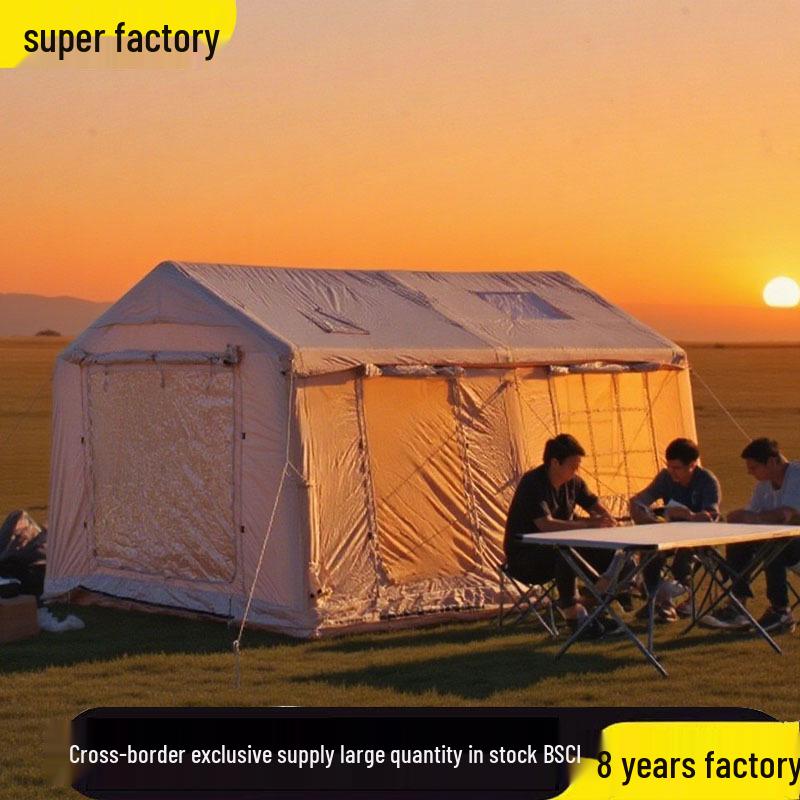Portable Fully Automatic Rainproof Inflatable Camping Tent