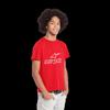New York Red Star Print T-Shirt - - Red