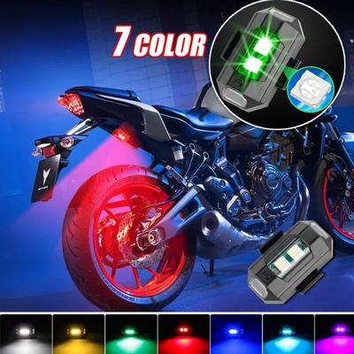 Φώτα μοτοσικλέτας Φως Drone Strobe Light USB LED Anti-Collision Bike Aircraft Night Flying Mini που αναβοσβήνει προειδοποιητικό φως