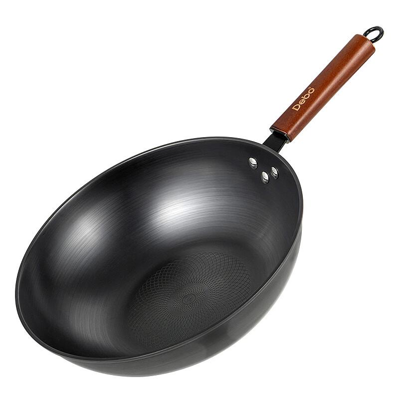 Debao 32cm Refined Iron PFOA-Free Non-Stick Wok