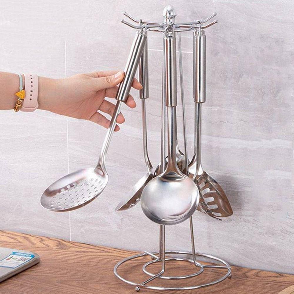 Verdickter Löffel-Hängeorganizer Drehbarer Spatel-Aufbewahrungsständer Langlebiger Spatel-Organizer für die Küche