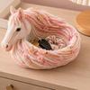 Beaded Horse Kit, DIY 3D Beaded Animal Tray Craft Kit with Colorful Horse Beads, Jewelry Organizer for Keys Coins Storage And Decorative Home Accent