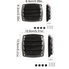 Plastic Square Vent Cover Retrofit Water Outlet Accessories Boat Air Vent 8.5/13cm Vent Grill Cover Ventilation System