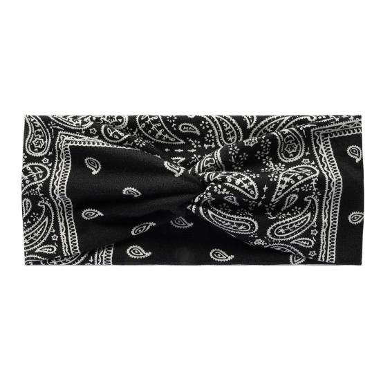 

Спортивная повязка на голову для йоги в богемном стиле, эластичная нескользящая широкая повязка на голову для йоги и тренировок, повязка на голову с узлом, дизайн, эластичная лента с принтом в стиле ретро A