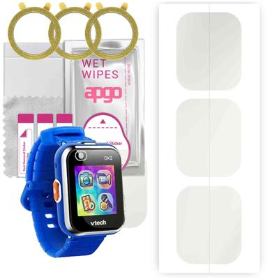 3x apgo Ματ Προστατευτικό Οθόνης Υδρογέλης για VTech Kidizoom DX2, Φιλμ Υδρογέλης, Εύκαμπτο, Μαλακό TPU με στρώμα τοποθέτησης εύκολη εγκατάσταση