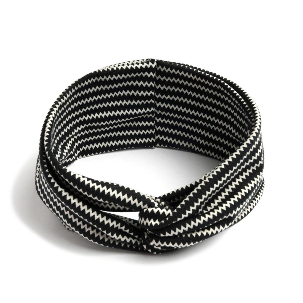 Bohemian Cross Knotted Headband Gypsy Yoga Sports Headband Wide Female Stretch Headband