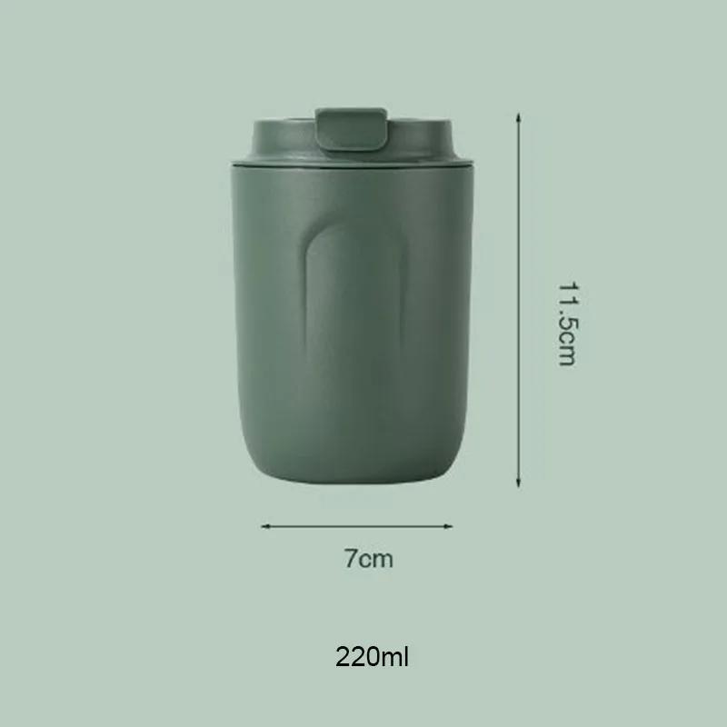 220ml Mini Thermo Coffee Cups Mug 316 Stainless Steel Travel Thermal Mug Tumbler Small Water Bottle Keep Warm Cold Insulated Cup