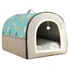 Pet Dog Bed House Foldable Warm Winter Warm Pet Kennel Cushion For Small Medium Large Dogs Sleeping Beds Cats House Mat Blanket