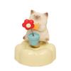 Cartoon Rotatable Car Ornament Ceramic Car Dashboard Ornament Novelty Cute Cat Statue  Home Decor