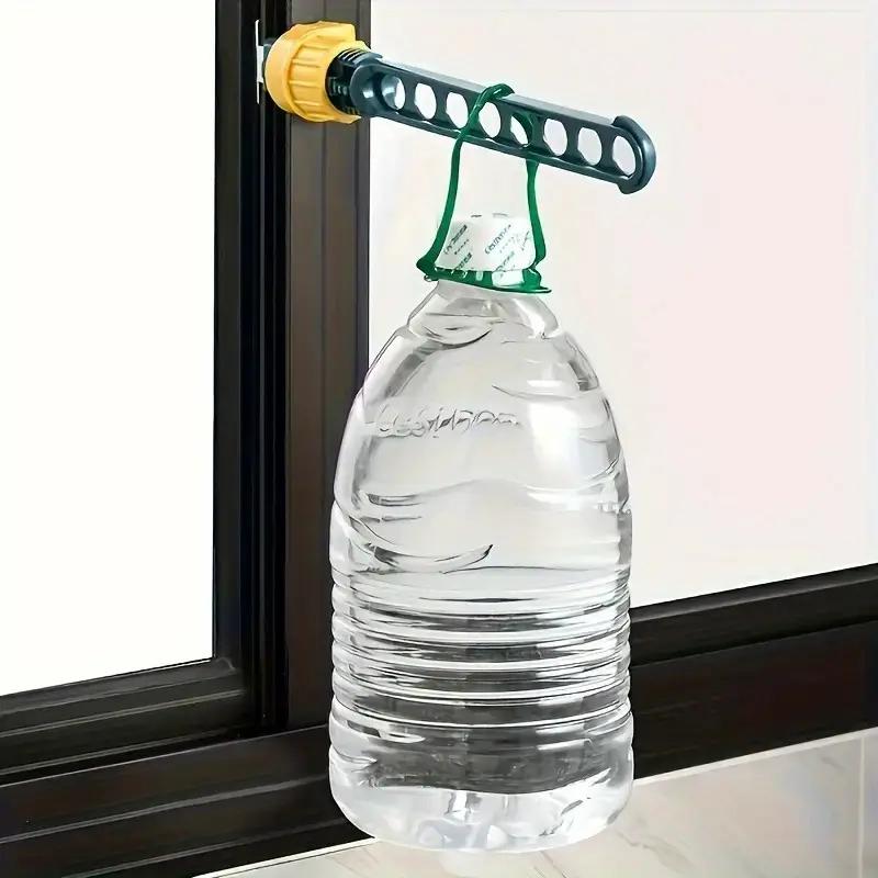 8-hole Portable Buckle Clothes Drying Rack Artifact Windowsill Balcony Hanging Clothes Drying Window Portable Travel Wardrobe