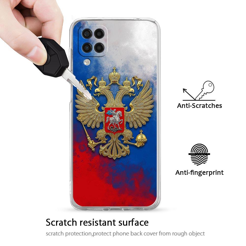 Russia Omsk Flag Siberian Flag Phone Case for Samsung A13 A15 A25 A35 A51 A55 A71 A21S A11 A31 A41 A23 A53 A73 5G A05s Cover