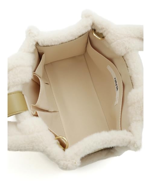 Furfur Mouton Logo Tote Bag RWGB254505 BEG Women's