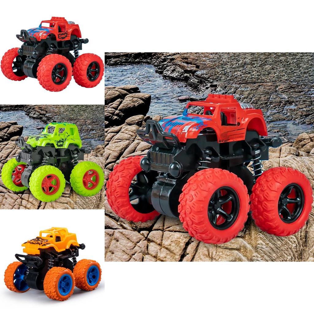 Off Road Inertia Rc Car With Rotating Stunt Features For Kids Indoor Play