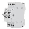 Dual Power Manual Transfer Switch 2P 63A DIN Rail Mount Manual Conversion Isolation Switch for Home RV Generator