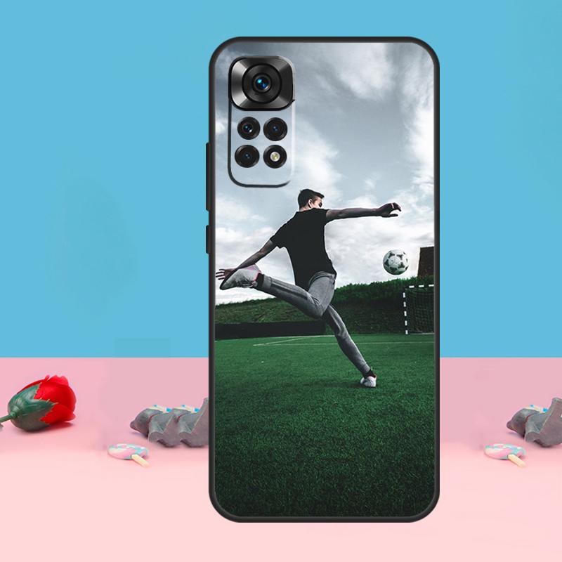 Football Soccer Cover For Xiaomi Redmi Note 12 10 11 13 14 Pro 11S 12S Case For Redmi 15C 13C 12C 10C 14C 15