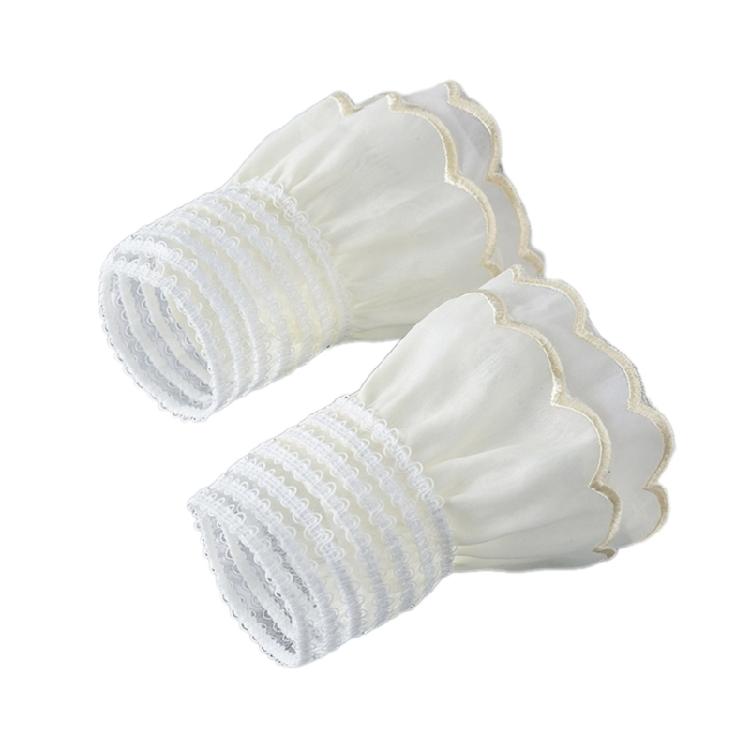 Женские расклешенные органзовые ложные рукава, съемные ложные манжеты, ложные рукава на запястье 1 золотой