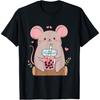 Mouse Boba Bubble Tea Kids Girl Boy Woman Kawaii Mouse T-Shirt