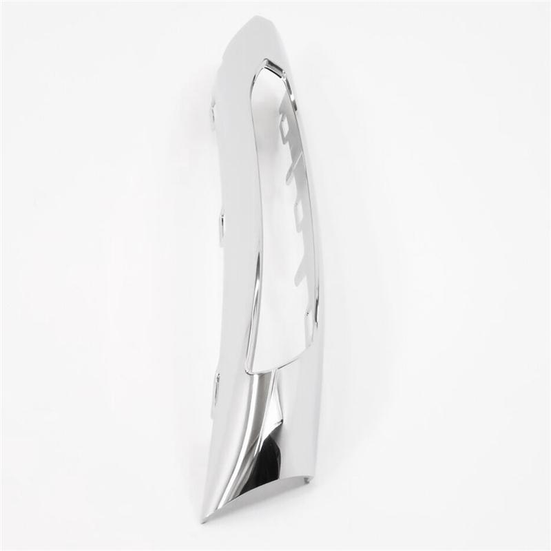 L+R Front Bumper Fog Lamp Chrome Cover Parts 2128852174 2128852274 For W212 AMG 2010-2013 Day Running Light Trim