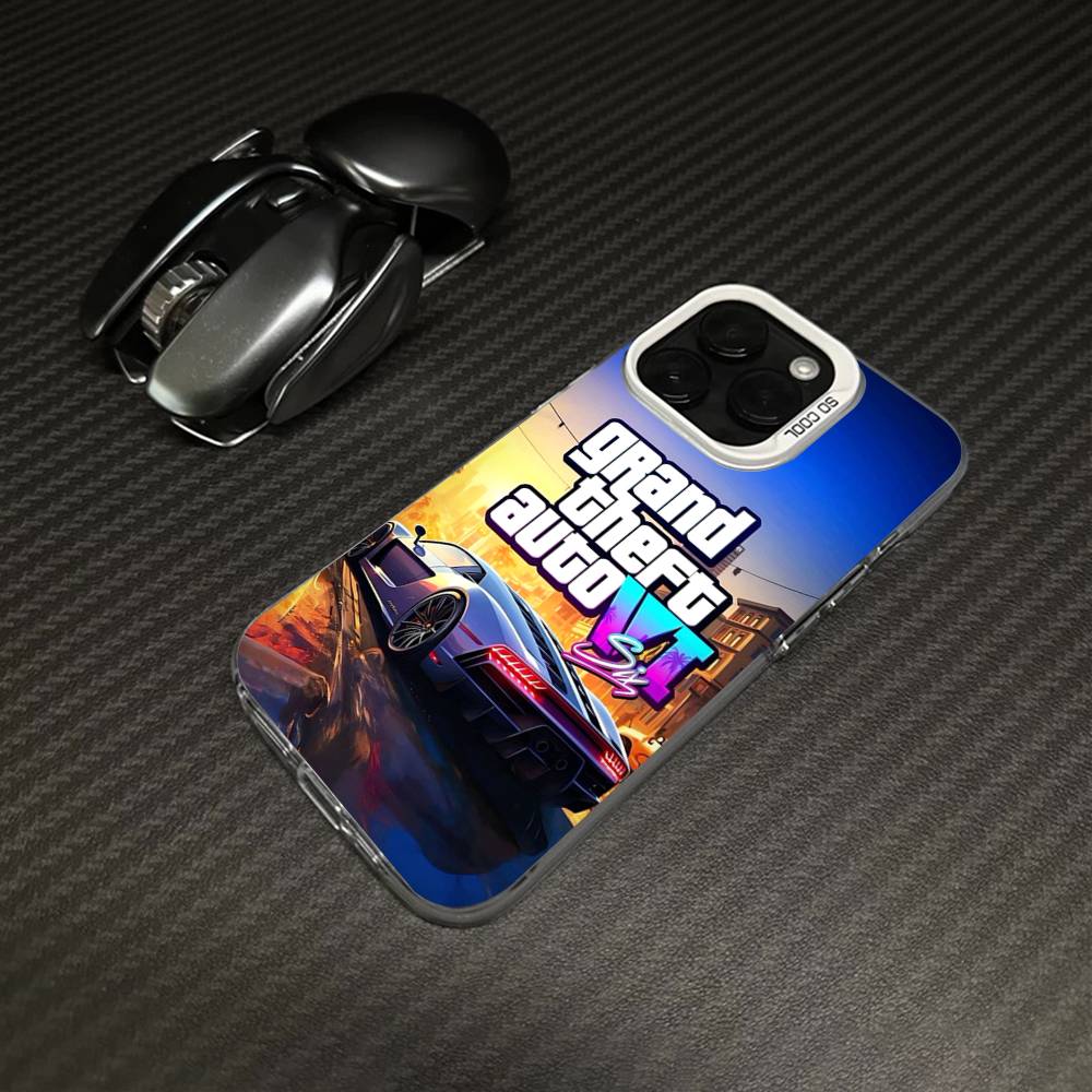 San Andreas G-GTA Phone Case For iPhone 16 15 14 13 12 11 Pro Max 17 Plus Colorful Cover