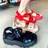 2025 Melissa Women's Thick Sole Jelly Sandals - Brazilian Summer Platform Shoes