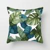 Green Cushion Cover Geometric Decor Living Room Office Sofa Pillowcase Home Decor Peach Skin Pillowcase