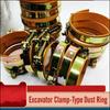 Thick Excavator Dust Boot Wear Proof Grease Isolate Pin Joint Dust Guard Clamp Lock Easy Mount Heavy Machinery Seal Cap