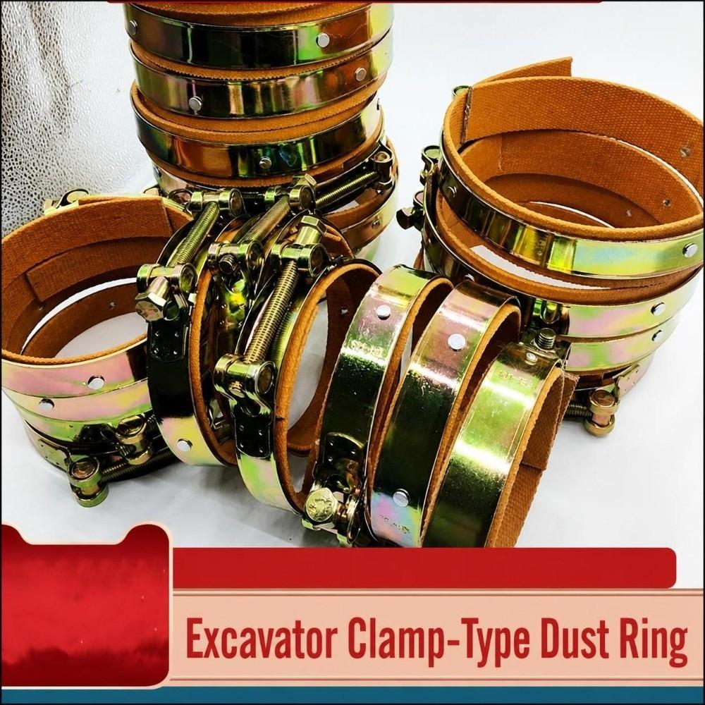 Thick Excavator Dust Boot Wear Proof Grease Isolate Pin Joint Dust Guard Clamp Lock Easy Mount Heavy Machinery Seal Cap