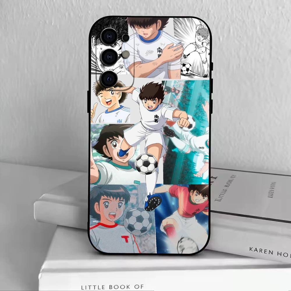 C-Captain Tsubasa A-Anime  Phone Case For Samsung S25,S24,S21,S22,S23,S30,Ultra,S20,Plus,Fe,Lite,Note,10,Black Cover