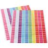 2000PCS Marking Rectangular Self-adhesive Stickers Multi-color 10 Colors Price Tags Stickers Copper Sticker Colored Labels