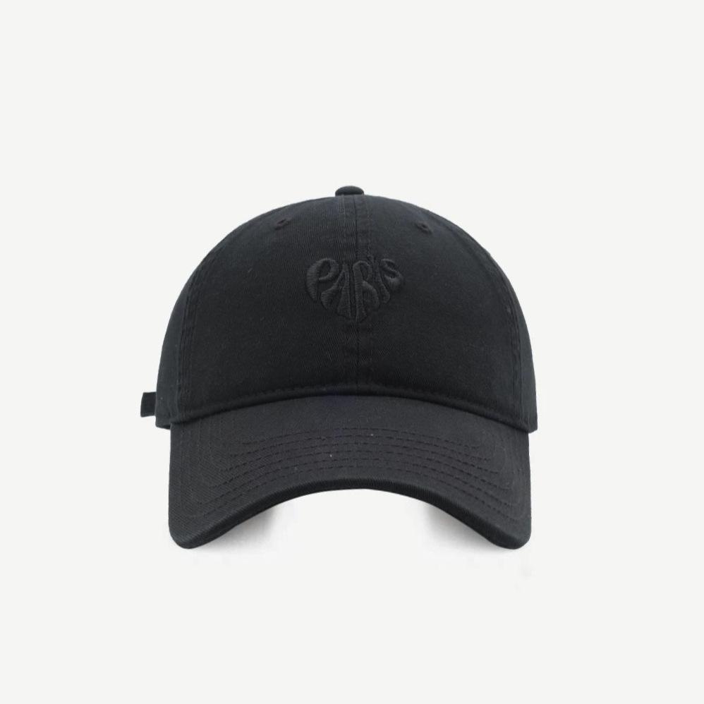 

Korean style Trendy Brand Pure Cotton New Casual and Personalized Embroidered Soft Top Retro and Fashionable Baseball Cap for Women Adjustable