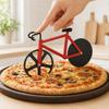 Nerezový nůž na pizzu Dvoukolečkový tvar jízdního kola Nůž na krájení pizzy Nástroj na pizzu Kulatý kráječ na pizzu na kole Nože Kuchyňské náčiní